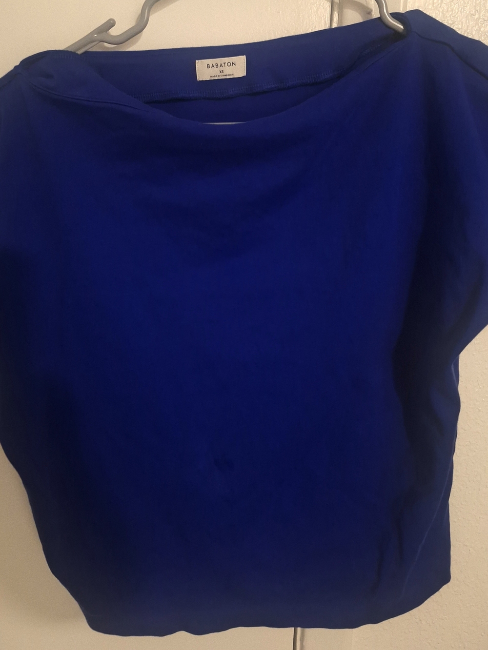 Babaton Women's Royal Blue Cap-Sleeve Top